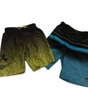 Boys' Black and Yellow Shorts Set